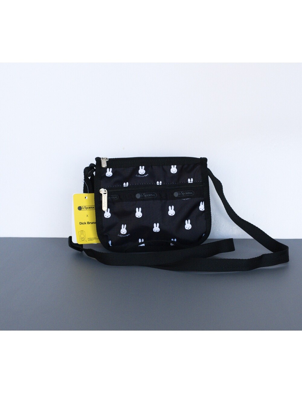 LeSportsac x Miffy Black Bunny Mini Crossbody Bag NWT